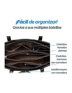 Bolsa shoulder Bluelander para mujer