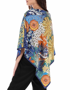 Poncho Pineda Covalin de seda