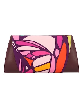 Bolsa clutch Pineda Covalin Mariposa de seda para mujer