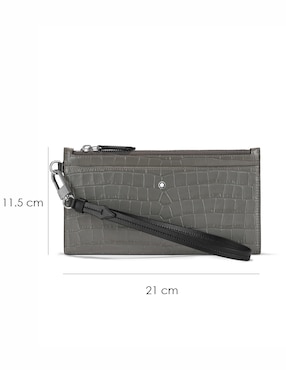 Bolsa wristlet Montblanc Meisterstück selection de piel unisex