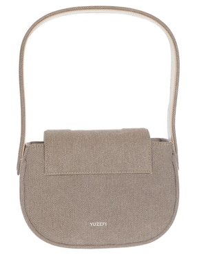 Bolsa flap Yuzefi de mezclilla para mujer