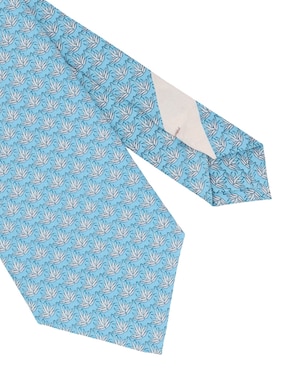 Corbata Pineda Covalin regular de seda estampado gráfico para hombre