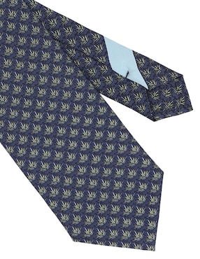 Corbata Pineda Covalin regular de seda estampado gráfico para hombre