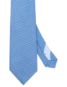 Corbata Pineda Covalin Regular De Seda Estampado Gráfico Para Hombre