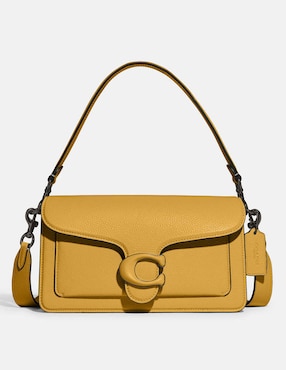 Bolsa Shoulder Coach Polished Pebble Leather De Piel Para Mujer