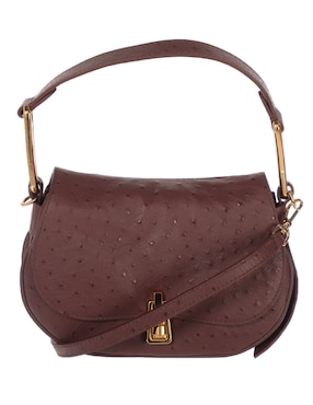 Bolsa crossbody Coccinelle Magie Ostrich de piel para mujer