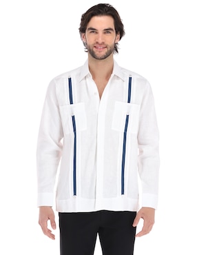 Guayabera manga larga Pineda Covalin para hombre