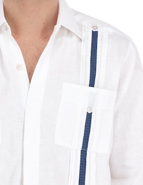 Guayabera manga larga Pineda Covalin para hombre
