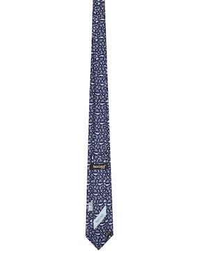 Corbata Pineda Covalin regular de seda estampado gráfico para hombre