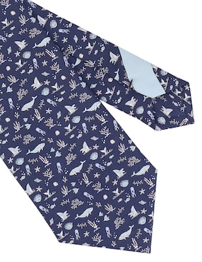 Corbata Pineda Covalin regular de seda estampado gráfico para hombre