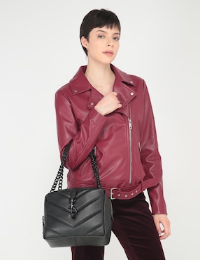 Bolsa satchel Rebecca Minkoff de piel para mujer