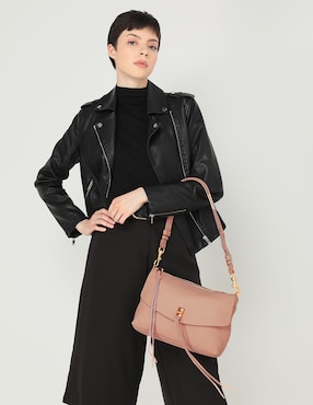 Bolsa shoulder Rebecca Minkoff Darren Top Zip de piel para mujer