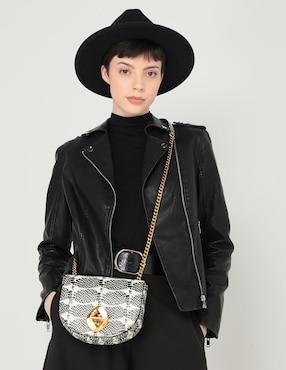 Bolsa crossbody Rebecca Minkoff G Mini Saddle de piel para mujer
