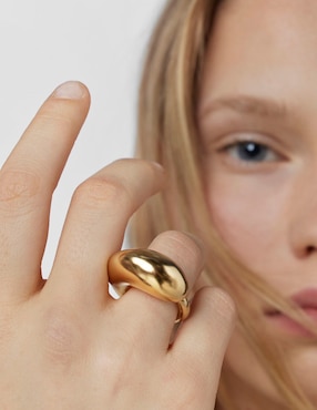 Anillo Tous Balloon P 925 de plata vermeil brillante
