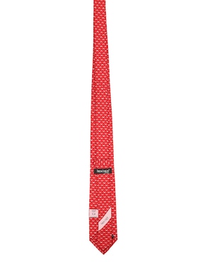 Corbata Pineda Covalin regular de seda estampado gráfico para hombre
