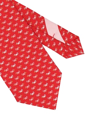 Corbata Pineda Covalin regular de seda estampado gráfico para hombre