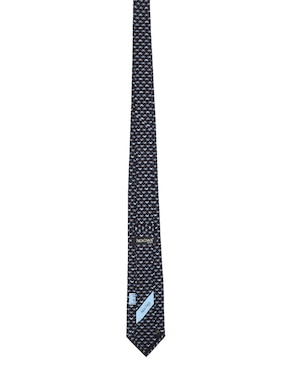 Corbata Pineda Covalin regular de seda estampado gráfico para hombre