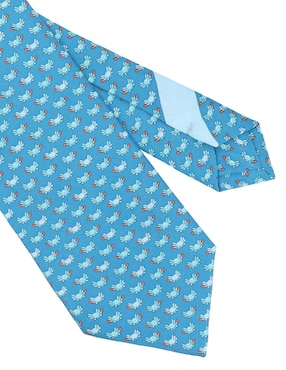 Corbata Pineda Covalin regular de seda estampado gráfico para hombre