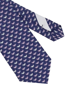 Corbata Pineda Covalin regular de seda estampado gráfico para hombre