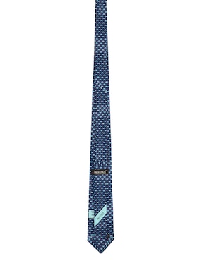 Corbata Pineda Covalin regular de seda estampado gráfico para hombre