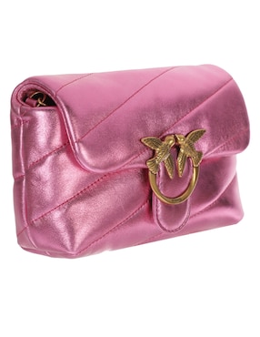 Bolsa crossbody Pinko Love Baby Puff de piel para mujer