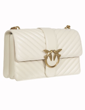 Bolsa crossbody Pinko Love One Classic de piel para mujer