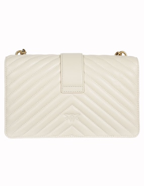 Bolsa crossbody Pinko Love One Classic de piel para mujer