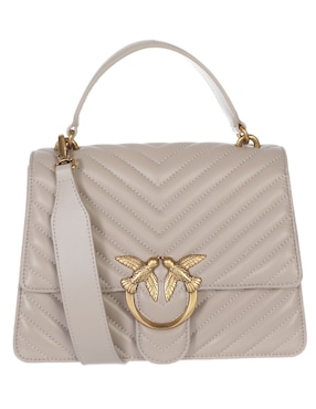 Bolsa Flap Pinko Love Top Handle De Piel Para Mujer