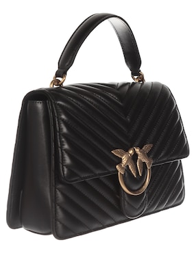 Bolsa flap Pinko Love Top Handle de piel para mujer