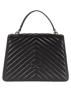 Bolsa flap Pinko Love Top Handle de piel para mujer