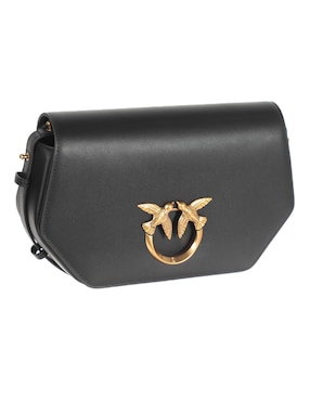 Bolsa flap Pinko Love Click Exagon Classic de piel para mujer