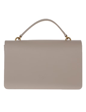 Bolsa bandolera Pinko Love One de piel para mujer