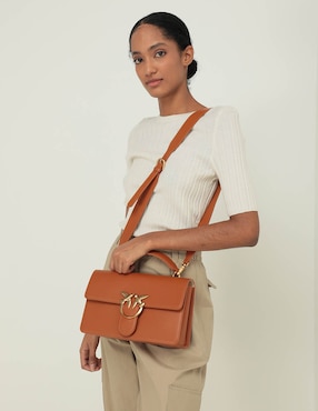 Bolsa crossbody Pinko de piel para mujer