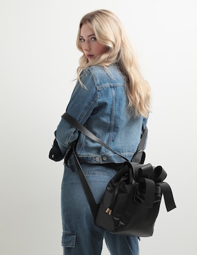 Backpack Pinko Aika de piel para mujer