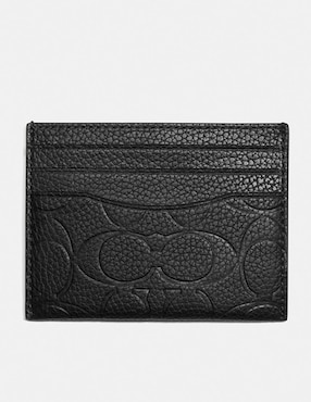 Imagen de producto Tarjetero Coach piel Signature Pebble Leather para hombre