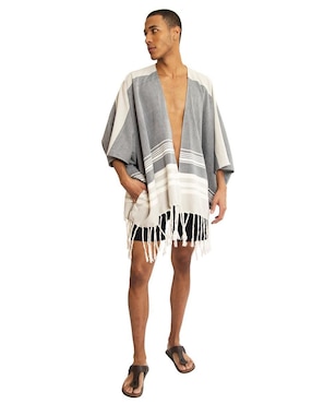 Poncho Rcano x Candor Rcano de algodón para hombre