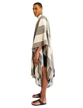 Poncho Rcano x Candor Rcano de algodón para hombre