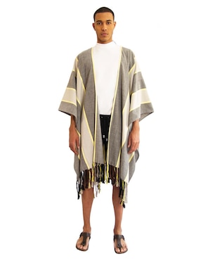 Poncho Rcano x Candor Rcano de algodón para hombre