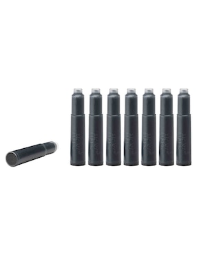 Repuesto para cartucho Montblanc Permanent Black 128209