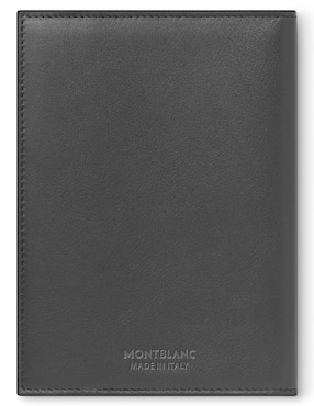 Porta pasaporte Montblanc Meisterstuck Selection Soft de piel