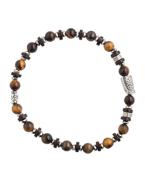 Pulsera Pineda Covalin con ojo de tigre acabado mate