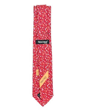 Corbata Pineda Covalin regular (6-8.5 cm) de seda estampado gráfico para hombre