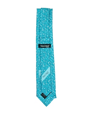 Corbata Pineda Covalin regular de seda estampado gráfico para hombre