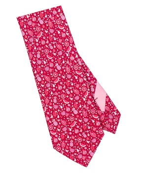 Corbata Pineda Covalin regular de seda estampado gráfico para hombre