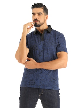 Playera Pineda Covalin Santuario Cactáceas cuello polo para hombre