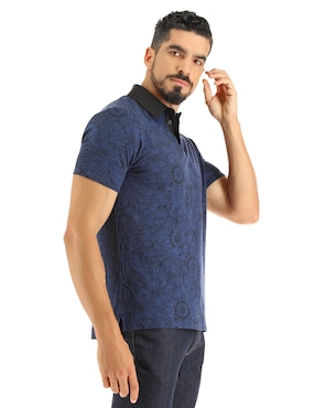 Playera Pineda Covalin Santuario Cactáceas cuello polo para hombre