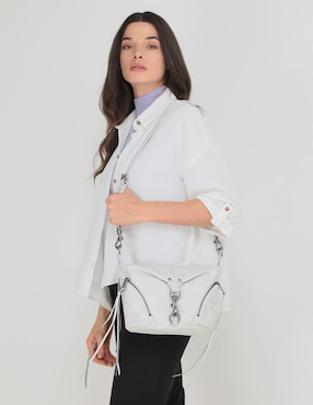 Bolsa flap Rebecca Minkoff de piel para mujer