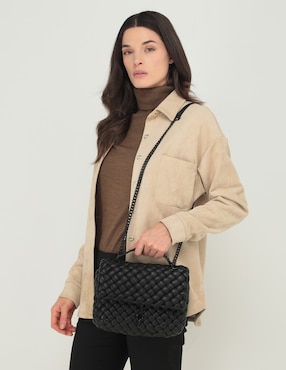 Bolsa flap Rebecca Minkoff de piel para mujer