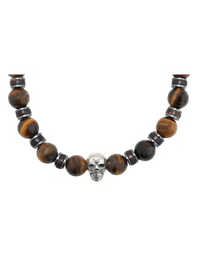 Pulsera Pineda Covalin de plata con ojo de tigre p 925