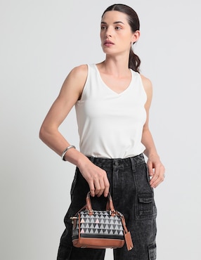Bolsa satchel Schutz de piel para mujer